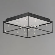 Entanglement 1-Light LED Flush Mount in Black