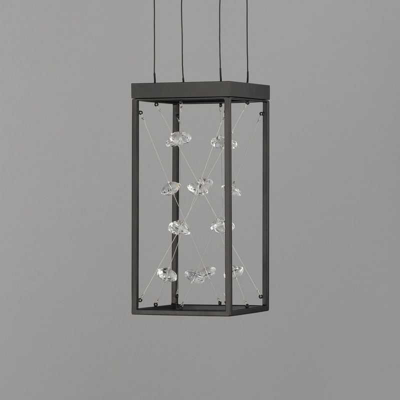 Entanglement 1-Light LED Pendant in Black