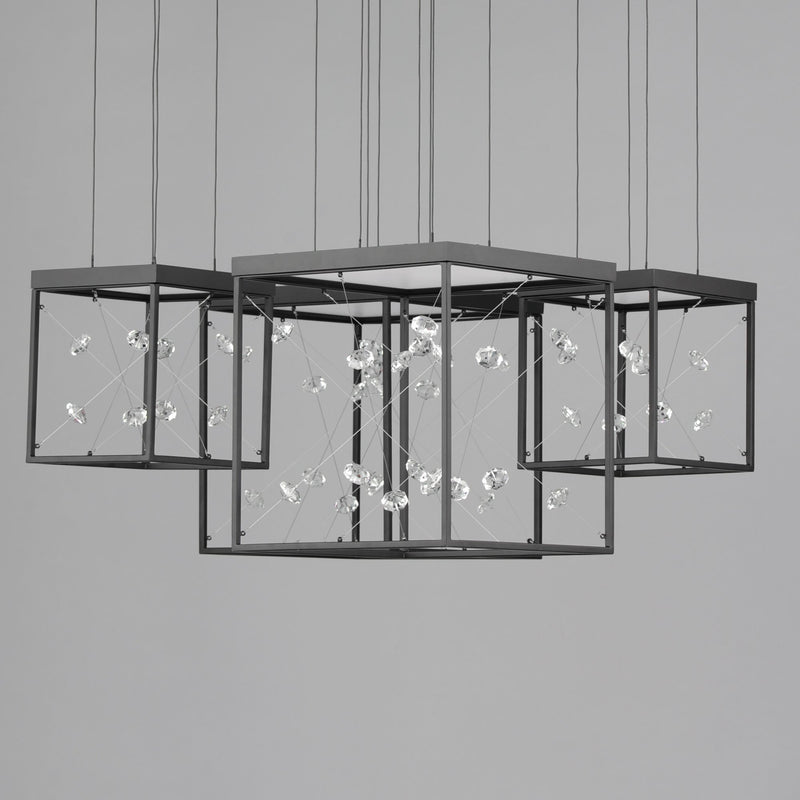 Entanglement 27" LED Pendant in Black