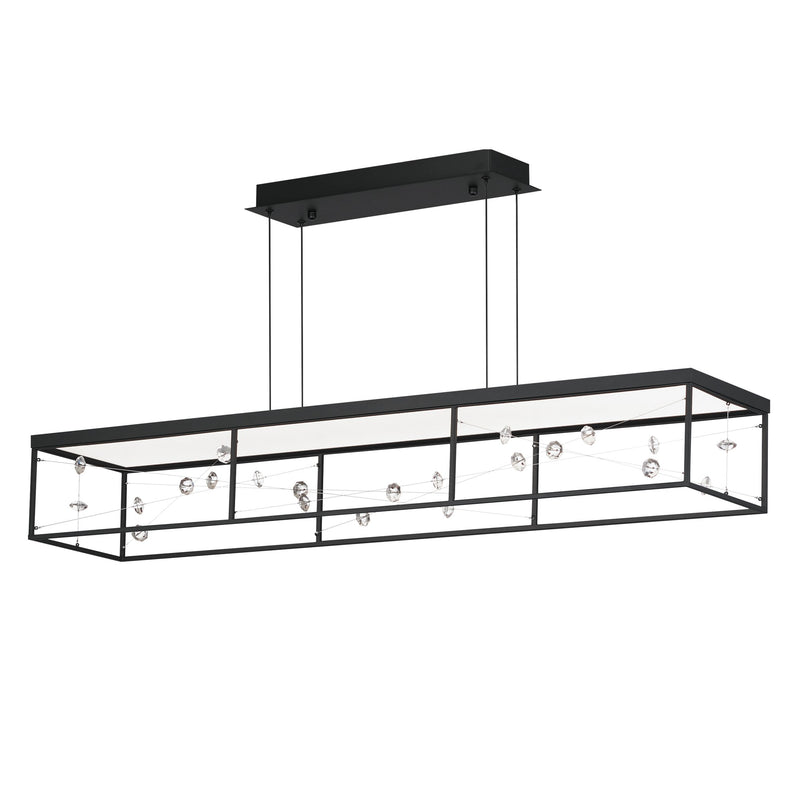 Entanglement Linear LED Pendant in Black