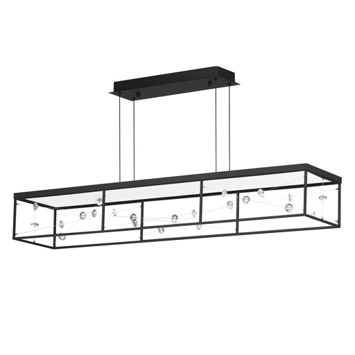 Entanglement Linear LED Pendant in Black