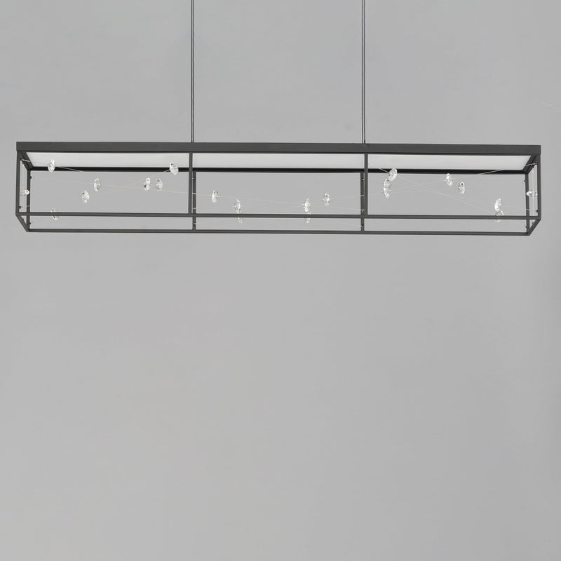 Entanglement Linear LED Pendant in Black