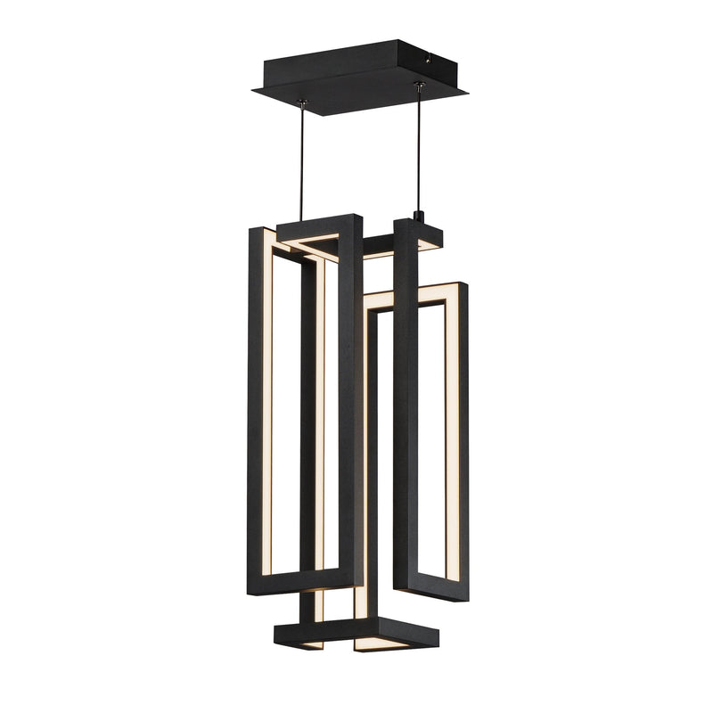 Penrose 18" LED Pendant in Black