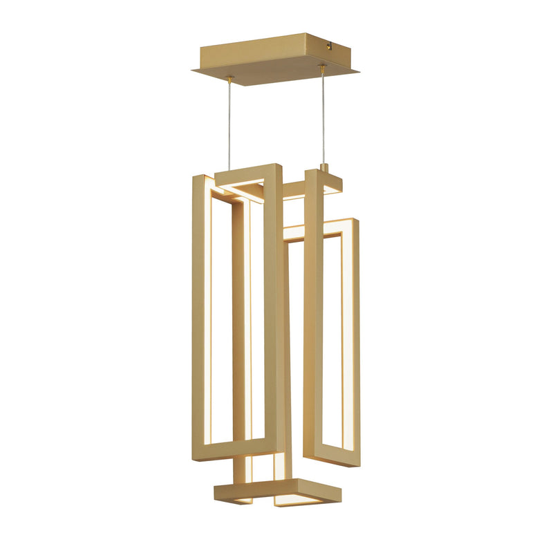 Penrose 18" LED Pendant in Gold