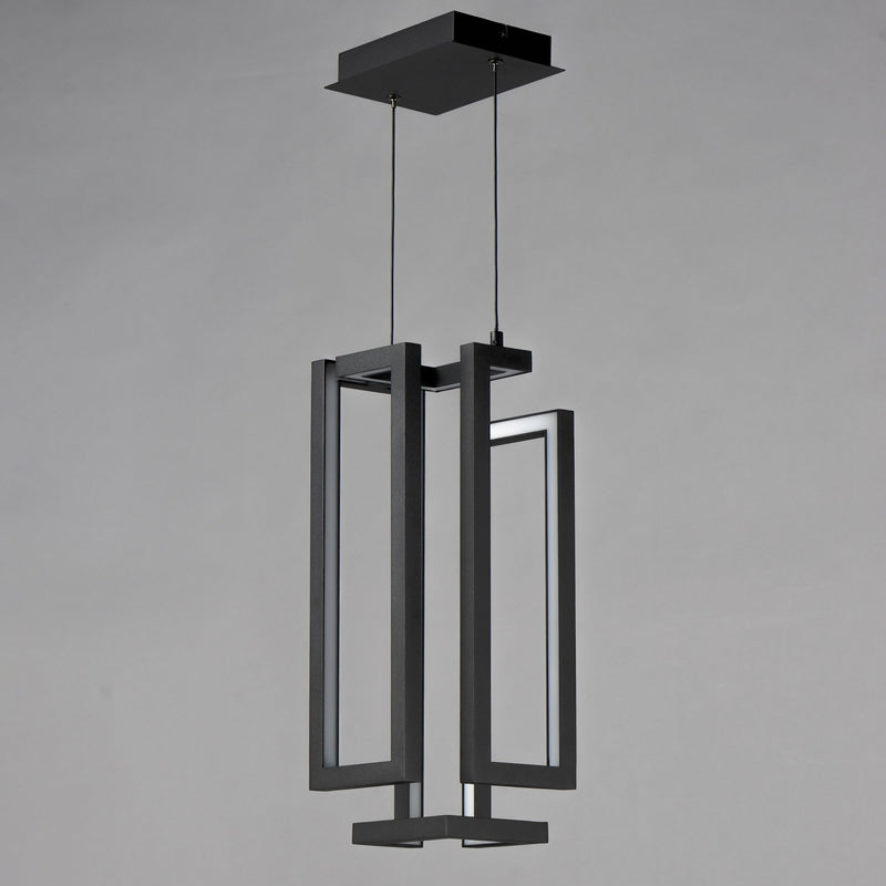 Penrose 18" LED Pendant in Black