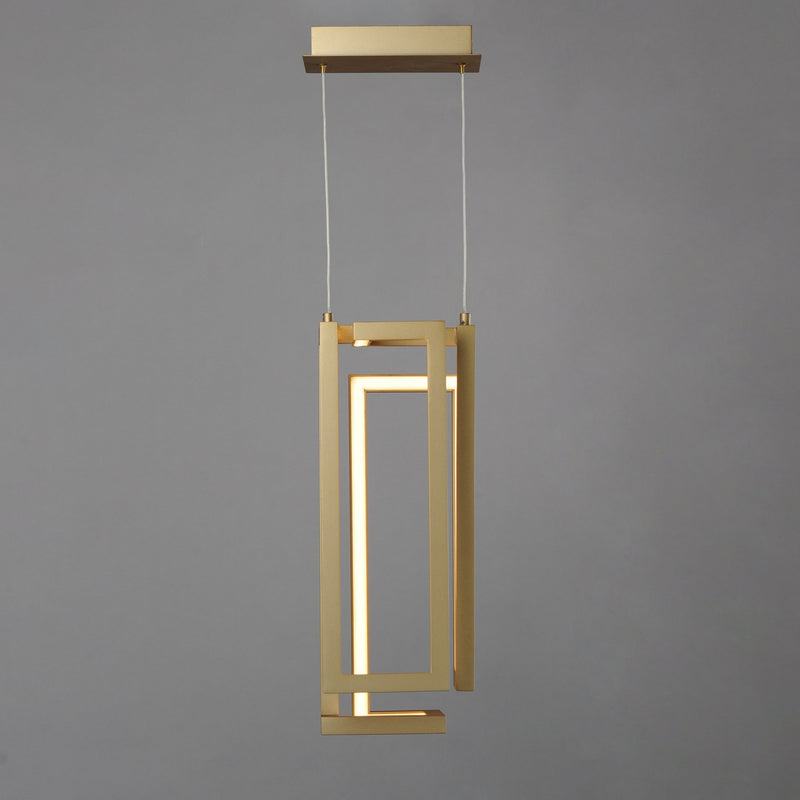 Penrose 18" LED Pendant in Gold