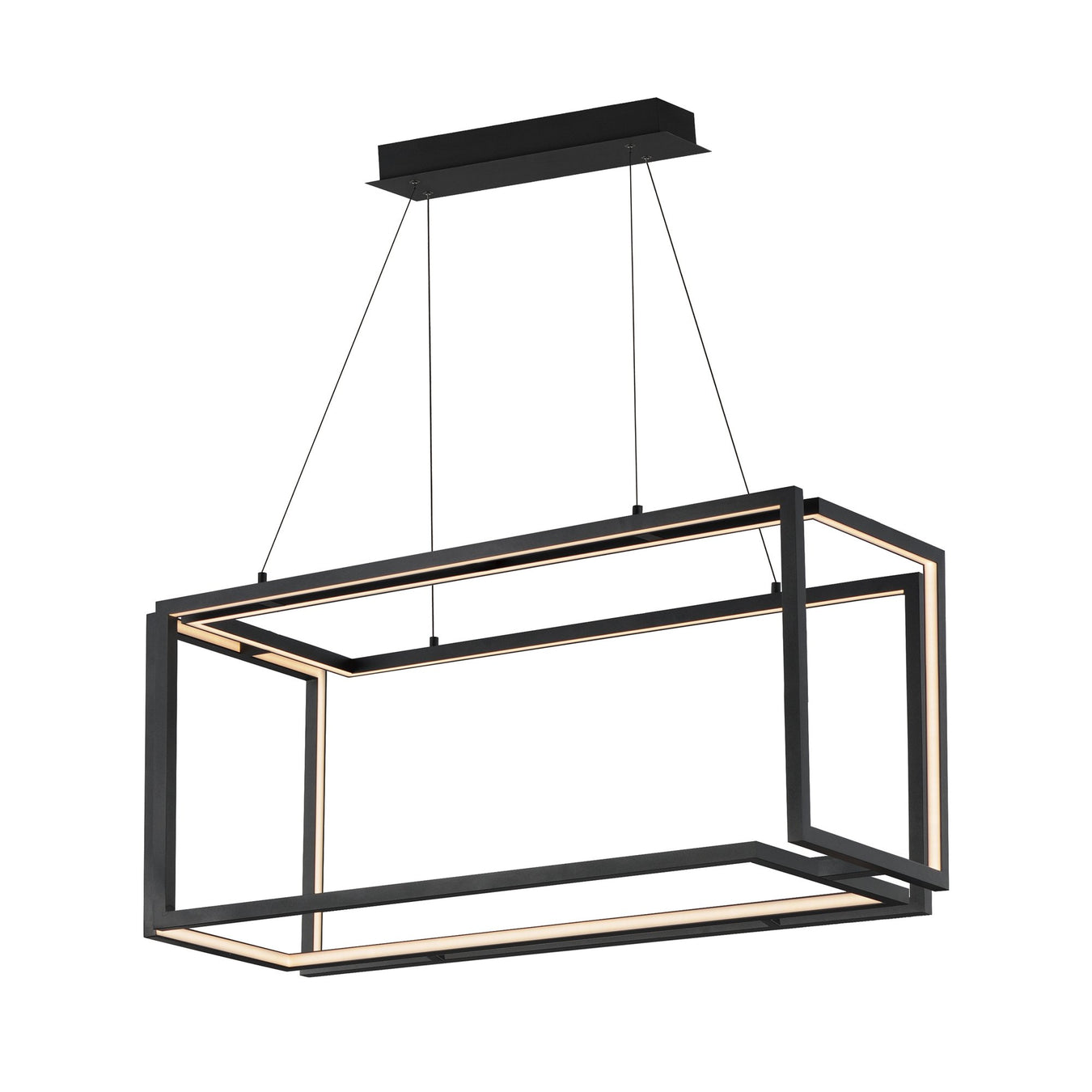Penrose Linear LED Pendant in Black