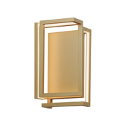 Penrose LED Sconce with Diffuser in Gold