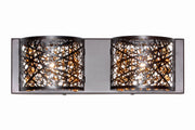 Inca 2-Light Vanity Light in Bronze