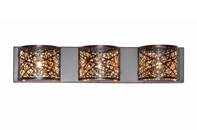 Inca 3-Light Vanity Light in Bronze