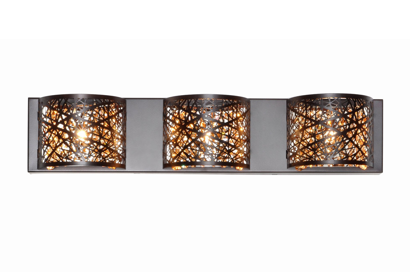 Inca 3-Light Vanity Light in Bronze