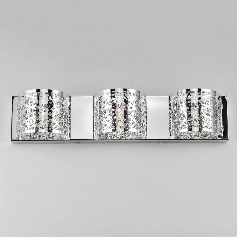 Inca 3-Light Vanity Light in Polished Chrome
