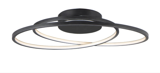 Cycle 24" LED Flush Mount in Black