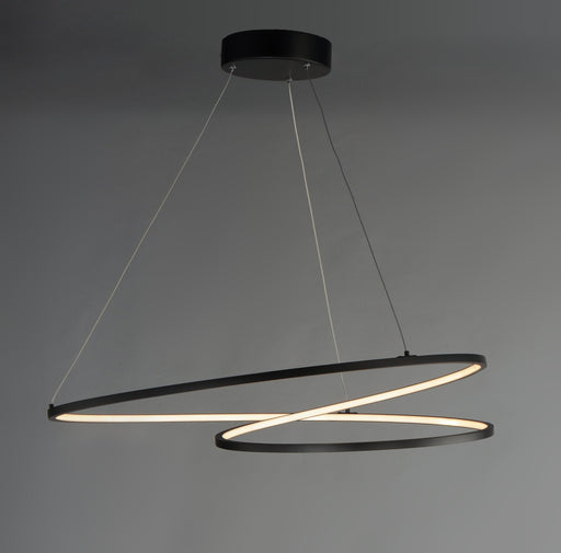 Cycle 25" LED Pendant in Black