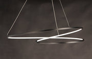 Cycle 31.5" LED Pendant in Black