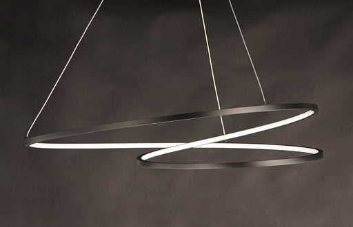 Cycle 31.5" LED Pendant in Black
