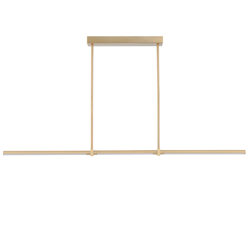 Dorian 60" Linear LED Pendant in Gold