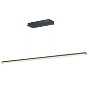 Hover 60" Linear LED Pendant in Black