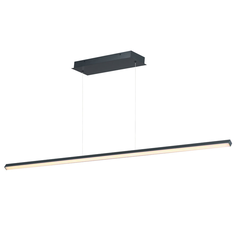 Hover 60" Linear LED Pendant in Black