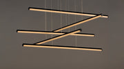Hover 48" 5-Light LED Pendant in Black