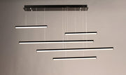 Hover 61" 5-Light Linear LED Pendant in Black