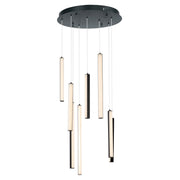 Hover 8-Light LED Pendant in Black