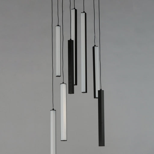 Hover 8-Light LED Pendant in Black
