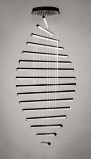 Hover 16-Light LED Pendant in Black
