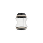 Syndicate LED Flush Mount in Black