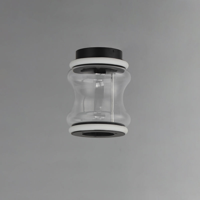 Syndicate LED Flush Mount in Black