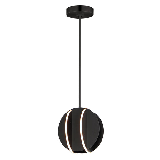Interval LED Mini Sphere Pendant in Black