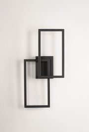 Traverse LED Outdoor Wall Sconce in Black
