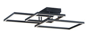 Traverse 36" LED Flush Mount in Black