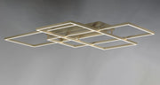 Traverse 36" LED Flush Mount in Champagne