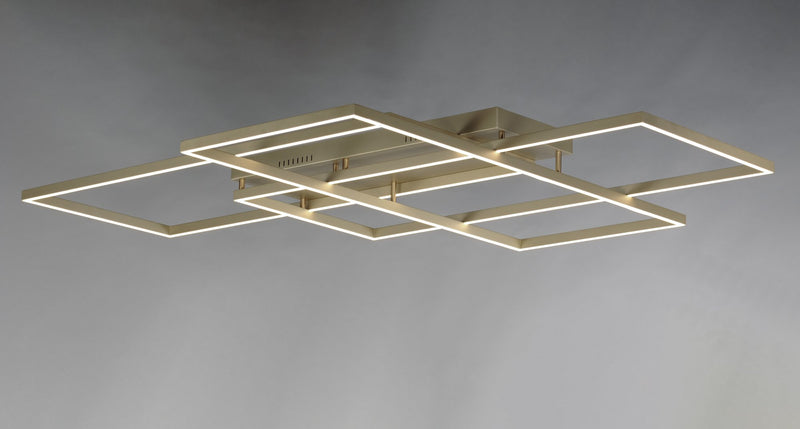 Traverse 36" LED Flush Mount in Champagne