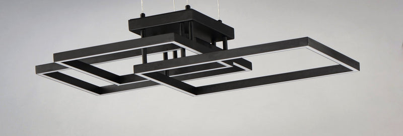 Traverse 36" LED Pendant in Black
