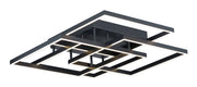 Traverse 31" LED Flush Mount in Black