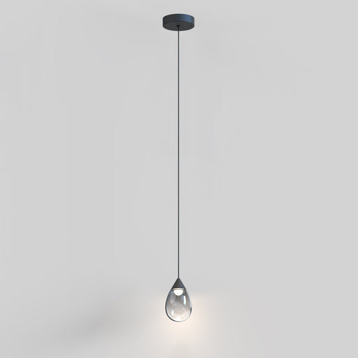 Dewdrop LED Mini Pendant in Black