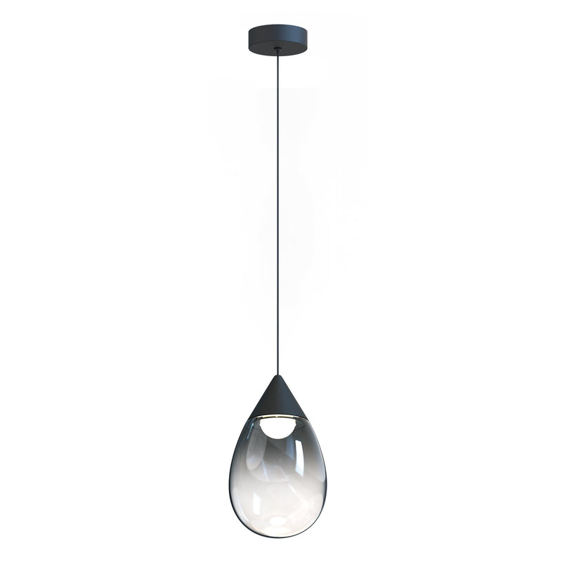 Dewdrop Large LED Pendant in Black
