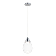 Dewdrop Large LED Pendant in Polished Chrome