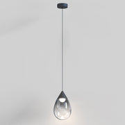 Dewdrop Large LED Pendant in Black