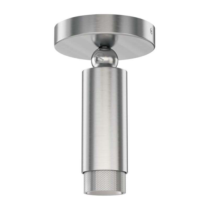 Cleo LED Spotlight Semi-Flush Mount in Brushed Aluminum