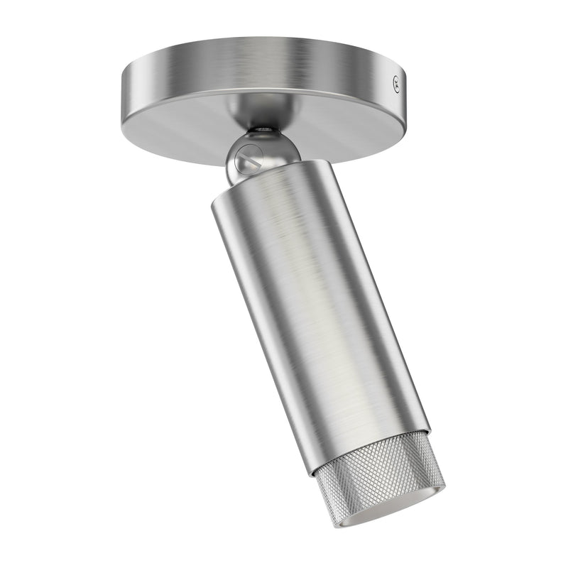 Cleo LED Spotlight Semi-Flush Mount in Brushed Aluminum