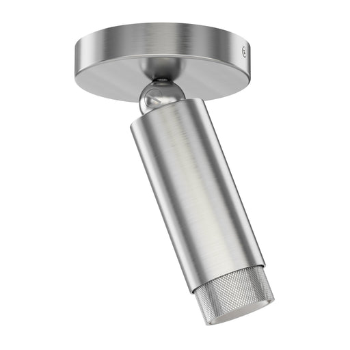 Cleo LED Spotlight Semi-Flush Mount in Brushed Aluminum