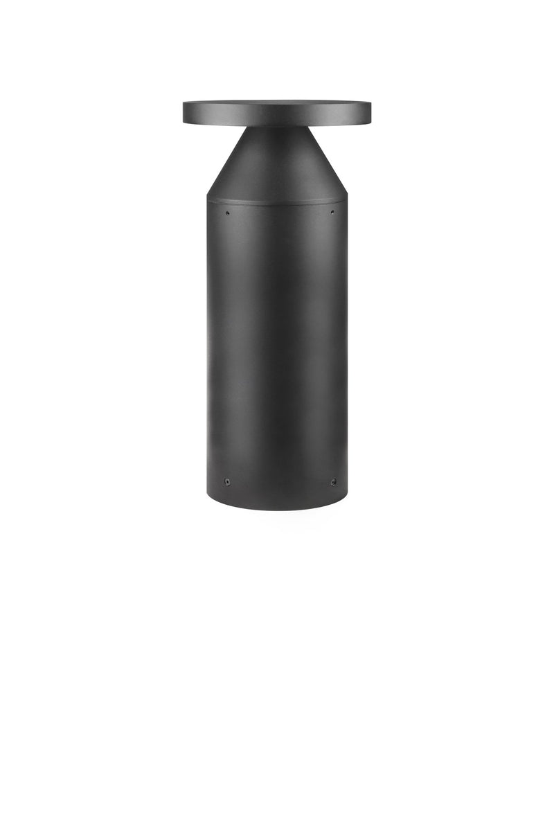 Cremini 18" LED Outdoor Flush Mount in Matte Black