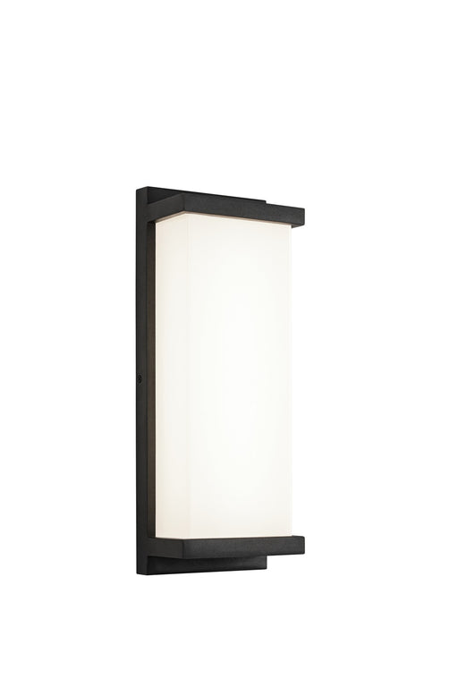 Luce 16" LED Outdoor Wall Sconce in Matte Black