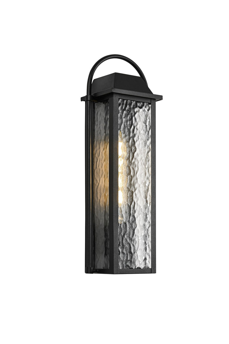 Dew 6.5" Outdoor Wall Lantern in Matte Black