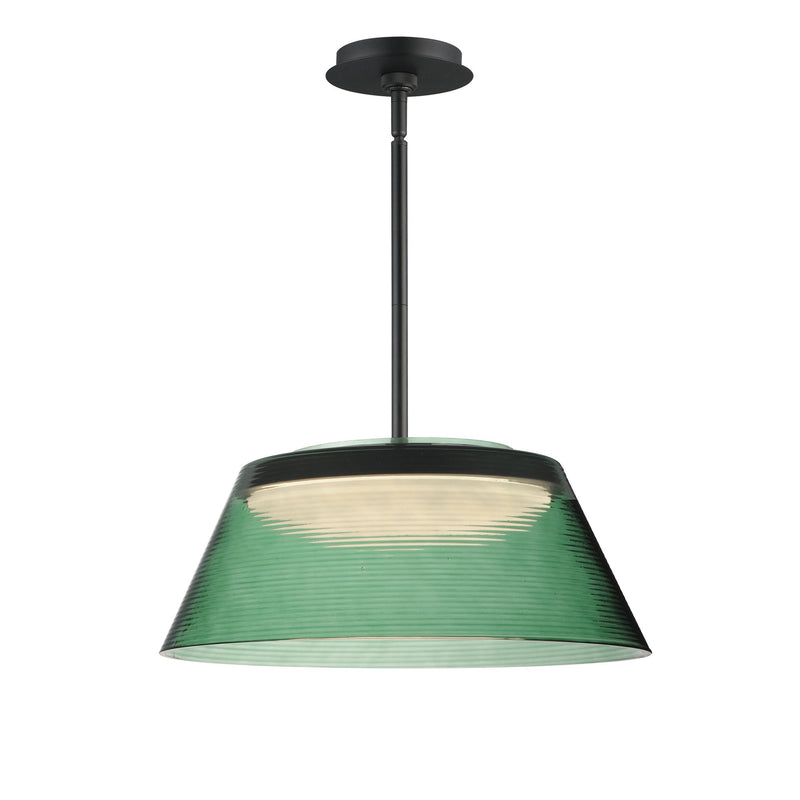 Jensen 18" LED Pendant in Black