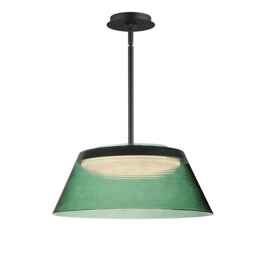 Jensen 18" LED Pendant in Black