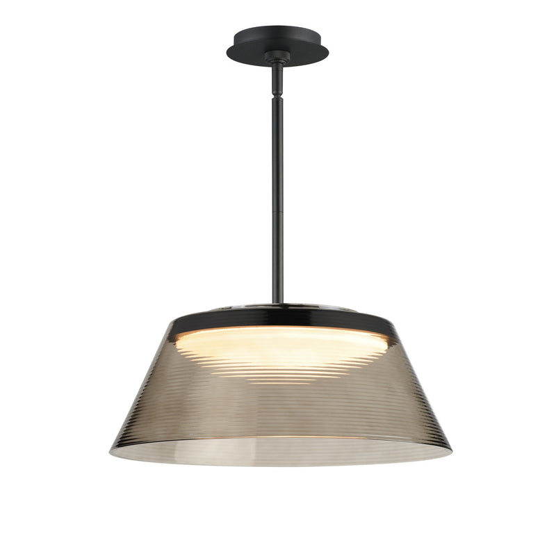 Jensen 18" LED Pendant in Black